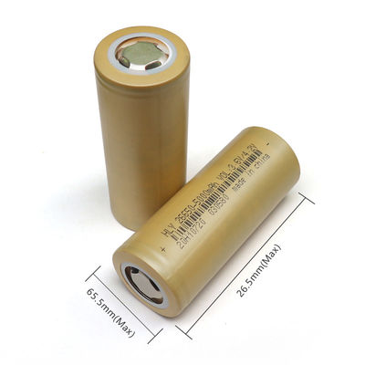 CE NCM Lithium Ion Battery 5000mAh 26650 High Power Density Lithium Ion Batteries