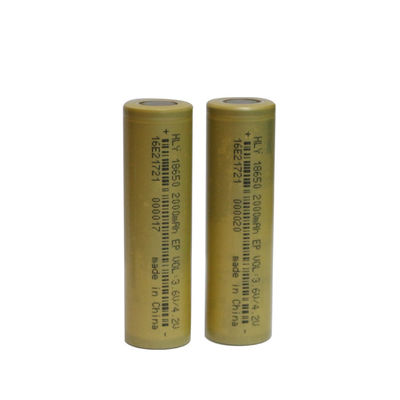 3.6 Volt 2000mAh Rechargeable 18650 Lithium Ion Battery For Electric Scooter