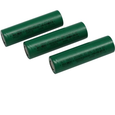 NCM Cylindrical 3.7V 2500Mah 18650 Lithium Ion Battery Cell For Electric Vehicles