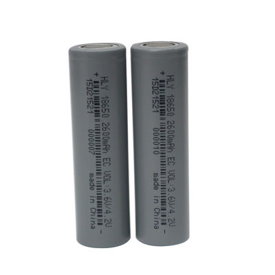 HLY High Capacity 18650 Battery 2600mAh 3.6V Rechargeable Lithium Ion Batteries