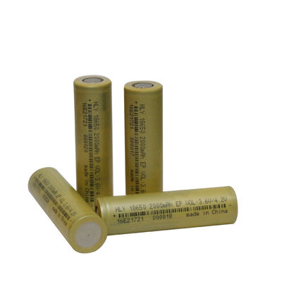 Lithium Ion Cell 3.6V 18650 2000mah Battery For Electric Rickshaw