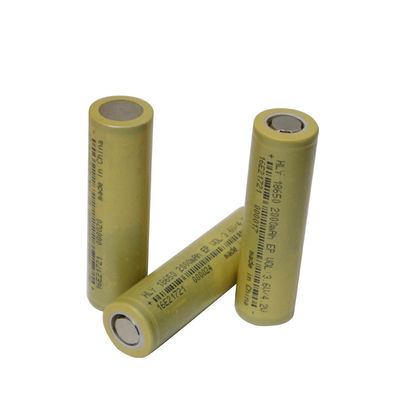 Long Life 2000 Mah Lithium Ion Battery Cell 18650 3.6V 0.5C For Home Electronics