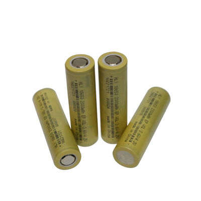 Long Life 2000 Mah Lithium Ion Battery Cell 18650 3.6V 0.5C For Home Electronics