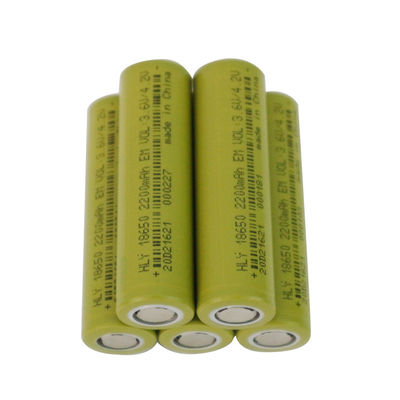 Power Supply 2200mah Lithium Rechargeable Electric Car Battery Cells 3.6 Volt 18650
