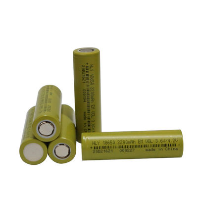Rechargeable 3.6 V Li Ion 2200mah 18650 Battery High safety OEM ODM