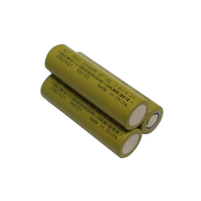 Long Cycle Life 18650 Battery Cell , 3.6 Volt 2200mah Lithium Battery
