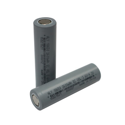 Fast Charging 18650 Lithium Battery Cells 0.5C Rechargeable Battery 2600mah