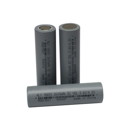 Deep Cycle Lithium 18650 3.7 Volt 2600mah Rechargeable Battery For Electric Scooters