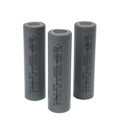 HLY Lithium Ion Battery Cell 2600mah 18650 Battery 3.6V Rechargeable BIS