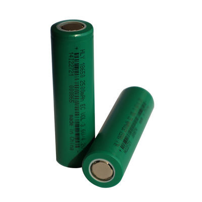 NCM 3.6V 2500mah 18650 Battery Cell For Electric Bicycles / Scooters