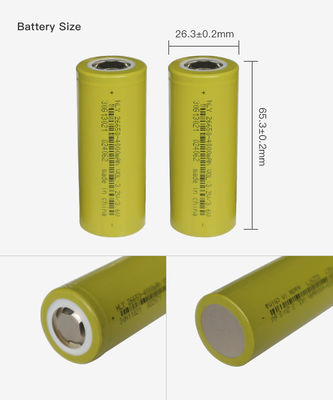 Cylindrical Lifepo4 Li Ion 26650 4000mah Battery Rechargeable Custom