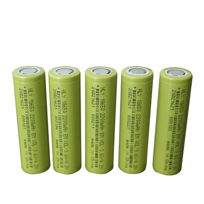 High Rate 3.6v 2200mah 18650 Lithium Ion Batteries Rechargeable For E Scooters