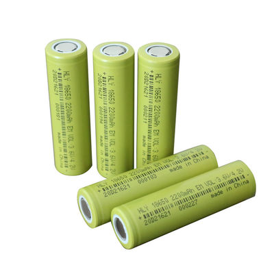 High Rate 3.6v 2200mah 18650 Lithium Ion Batteries Rechargeable For E Scooters