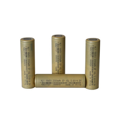 Mobile Power Cylindrical Bright Flashlight Lithium Ion Battery Cells 18650 2000mAh