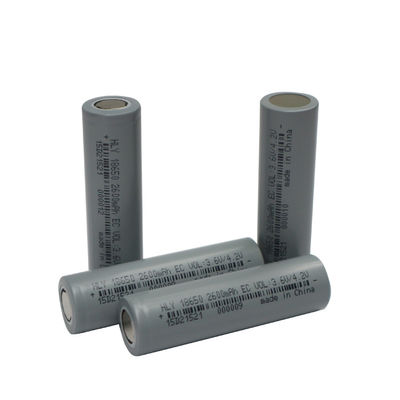 A Grade 3.6V Lithium Rechargeable Cylindrical Battery Cells 2600mah 18650 Battery