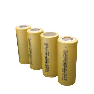 Long Cycle Life 26650 Lithium Cylindrical Battery Cells 3.6V 5000mAh Rechargeable