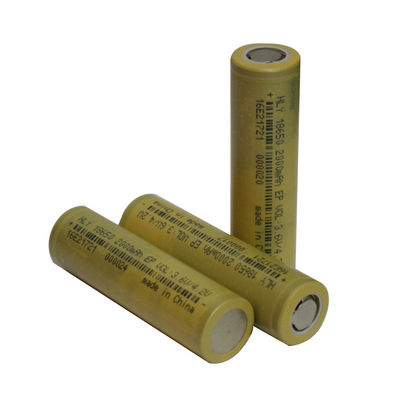 18650 3.6 Volt 2000mAh Rechargeable Solar Battery Cells For Home Electronics / Ebike