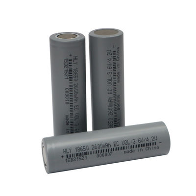 High Capability 3.6v Lithium Ion Battery 2600mah 18650 For Energy Storage