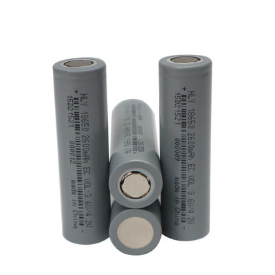 Li Ion Rechargeable 18650 Battery 2600mah 3.6V 500 Times High Energy Density