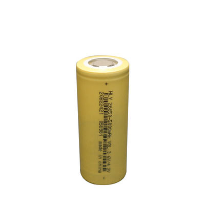 High Rate 26650 Battery 5000mah Lithium Ion Rechargeable Cell For E Bike