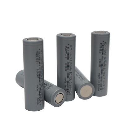 Cylindrical 3.6 V Lithium Battery 18650 2600mAh Rechargeable Flashlight Batteries