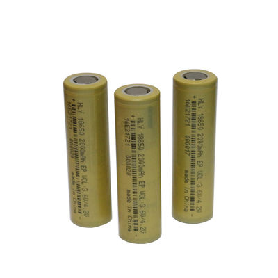 3.6 Volt 2000mAh Rechargeable 18650 Lithium Ion Battery For Electric Scooter